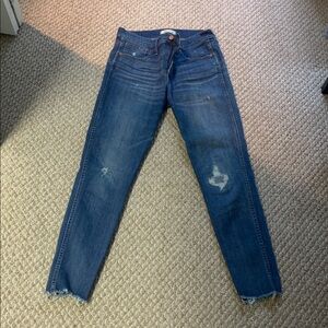 Madewell Blue Skinny Jeans